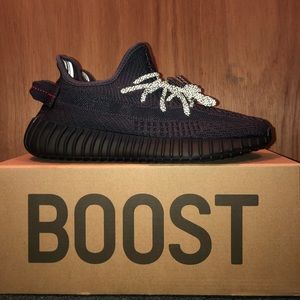 Yeezy Boost 350 V2“ALL BLACK”Non-Reflective Size 6
